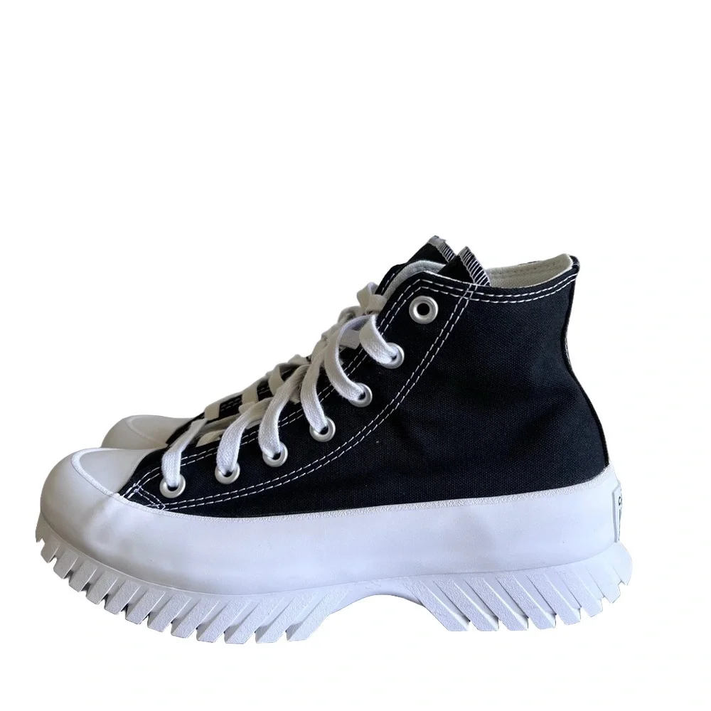 Converse CTAS Lugged 2.0 Hi Unisex Black & White Shoe Size 5.5 or 7.5 #B1199 - Picture 5 of 10